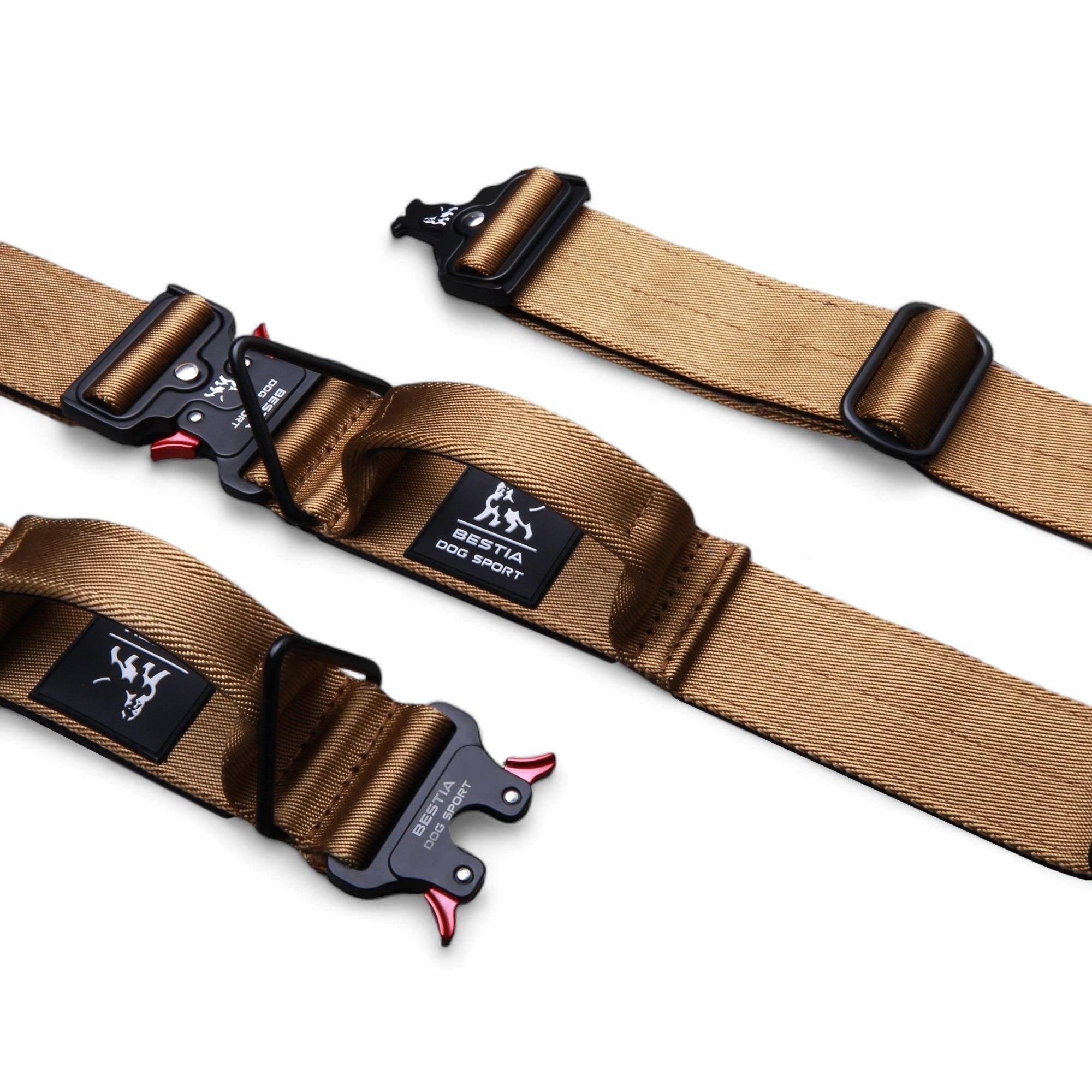 BESTIA DOG SPORT COLLAR TACTICO CON ASA GripPro