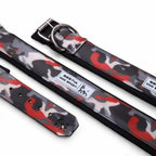 BESTIA DOG SPORT COLLAR ROJO CAMUFLAJE