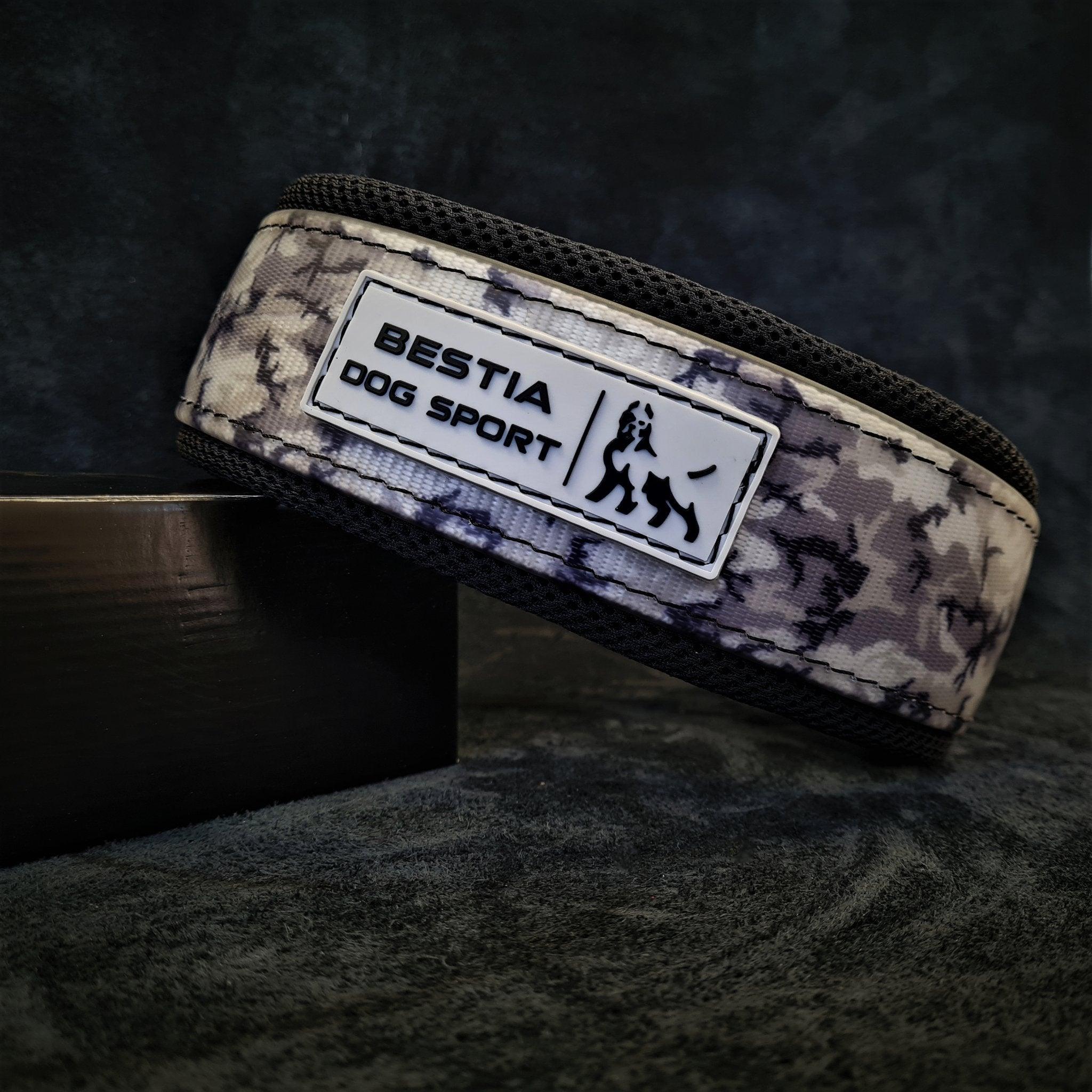 BESTIA DOG SPORT COLLAR GRIS CAMUFLAJE